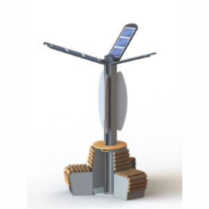 Planes hybrides Solarpanel - WR-603 ENDIREK BANK - Winser Technical - Standard / für Beton