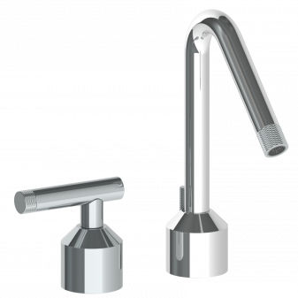 Einhebelmischer für Waschtisch - URA01 - The Watermark Collection - Aufsatz / aus verchromtem Metall / für Badezimmer
