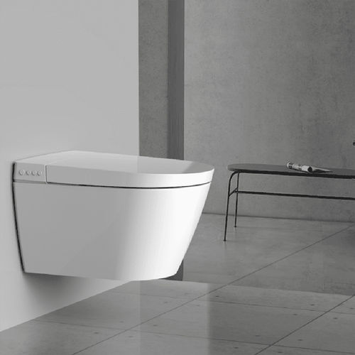 Smartes WC - V7201-03 - MOPO SANITARY WARE - wandhängend / Keramik / liegend