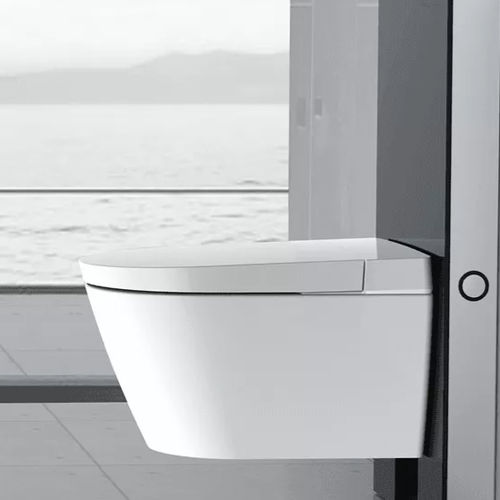 Smartes WC - MP-MP-V7201-01 - MOPO SANITARY WARE - wandhängend / Keramik / liegend