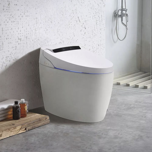 Smartes WC - MP-M009 - MOPO SANITARY WARE - freistehend / Keramik / oval