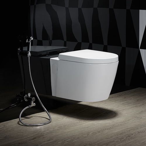Wandhängendes WC - MP-2380 - MOPO SANITARY WARE - Keramik / liegend / mit eingebauter Spülung