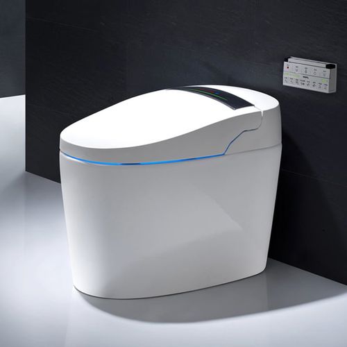 Smartes WC - MP-3018B - MOPO SANITARY WARE - freistehend / Keramik / oval