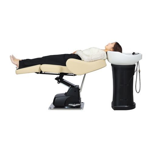 Moderner Friseurstuhl - S370F - BD KOREA CO.,LTD - Kunstleder / Metall / Polster