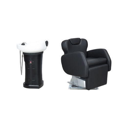 Moderner Friseurstuhl - S350F - BD KOREA CO.,LTD - Kunstleder / Metall / Polster