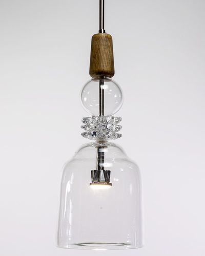 Hängelampe - JOVI023 - BOTTEGA VENEZIANA - geblasenes Glas / aus venezianischem Glas / Holz