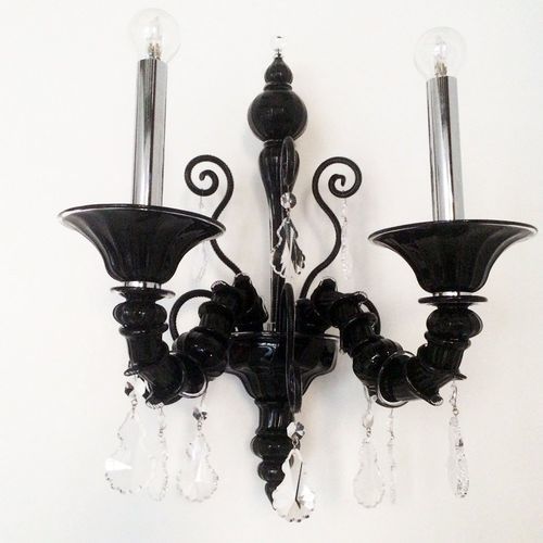 Klassische Wandleuchte - NERO AP - BOTTEGA VENEZIANA - für den Innenraum / geblasenes Glas / Muranoglas