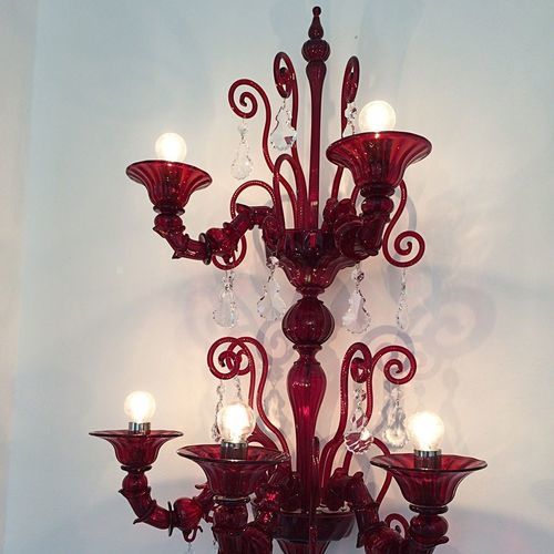 Klassische Wandleuchte - ROSSO AP - BOTTEGA VENEZIANA - für den Innenraum / geblasenes Glas / Muranoglas