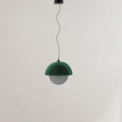 Hängelampe - TONDO-SOS - BOTTEGA VENEZIANA - geblasenes Glas / Design / mit Kabel