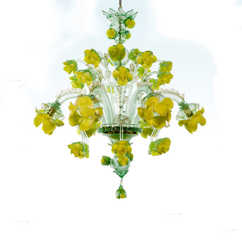 Klassischer Kronleuchter - POSITANO - BOTTEGA VENEZIANA - Glas / für Gewerbegebrauch / 1 Ebene
