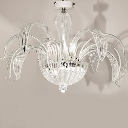 Klassische Deckenleuchte - CLARISSA - BOTTEGA VENEZIANA - kreisförmig / geblasenes Glas / Muranoglas