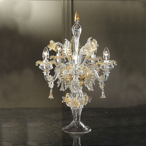 Tischlampe - GIUDITTA FLAMBEAU - BOTTEGA VENEZIANA - geblasenes Glas / Muranoglas / klassisch