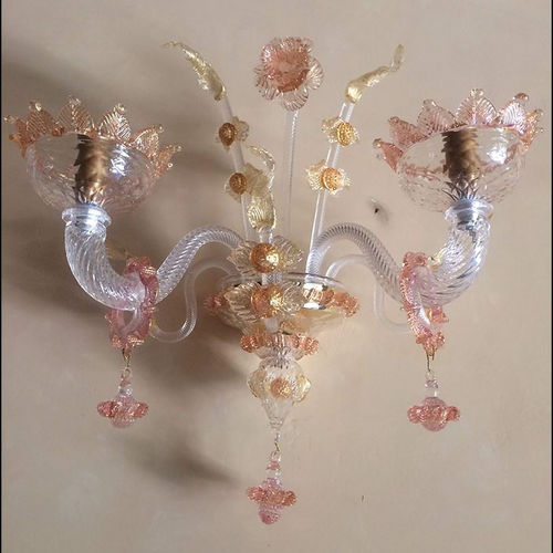 Klassische Wandleuchte - CHANTAL AP - BOTTEGA VENEZIANA - für den Innenraum / Kristall / Muranoglas