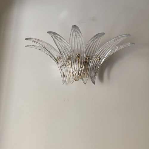 Wandleuchte / Art Deco - PALME AP - BOTTEGA VENEZIANA - für den Innenraum / aus venezianischem Glas / stationär