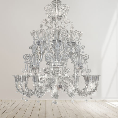 Klassischer Kronleuchter - GIULIETTA - BOTTEGA VENEZIANA - Kristall / geblasenes Glas / Muranoglas