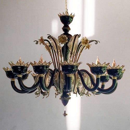 Klassischer Kronleuchter - DIDONE - BOTTEGA VENEZIANA - geblasenes Glas / Muranoglas / für Gewerbegebrauch