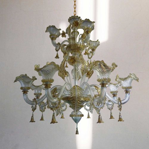 Klassischer Kronleuchter - DREAM - BOTTEGA VENEZIANA - Glas / für Gewerbegebrauch / Kandelaber