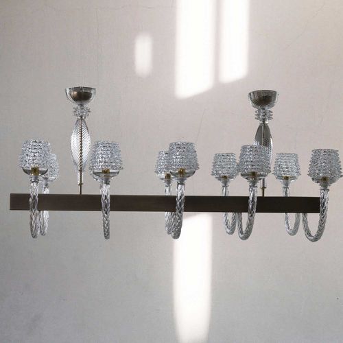 Moderner Kronleuchter - CHIMERA - BOTTEGA VENEZIANA - geblasenes Glas / Muranoglas / 10 Glühbirnen