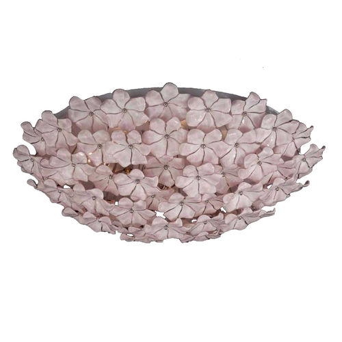 Deckenleuchte / Art Deco - MAGNOLIA PL - BOTTEGA VENEZIANA - rund / geblasenes Glas / Muranoglas