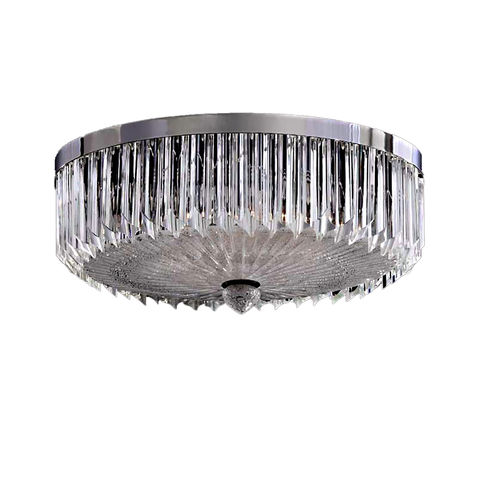 Deckenleuchte / Art Deco - ERA PL - BOTTEGA VENEZIANA - rund / Glas / LED