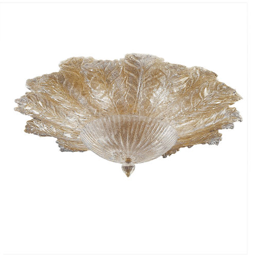 Klassische Deckenleuchte - Acero - BOTTEGA VENEZIANA - kreisförmig / Muranoglas / Goldfolie