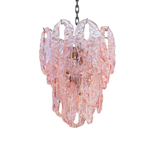 Kronleuchter / Art Deco - GHIACCIO ROSA  - BOTTEGA VENEZIANA - Kristall / geblasenes Glas / aus venezianischem Glas
