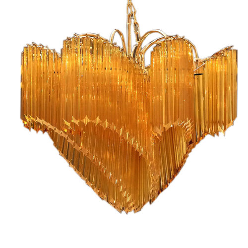 Kronleuchter / Art Deco - ADE  - BOTTEGA VENEZIANA - Muranoglas / 13 Glühbirnen / für Gewerbegebrauch