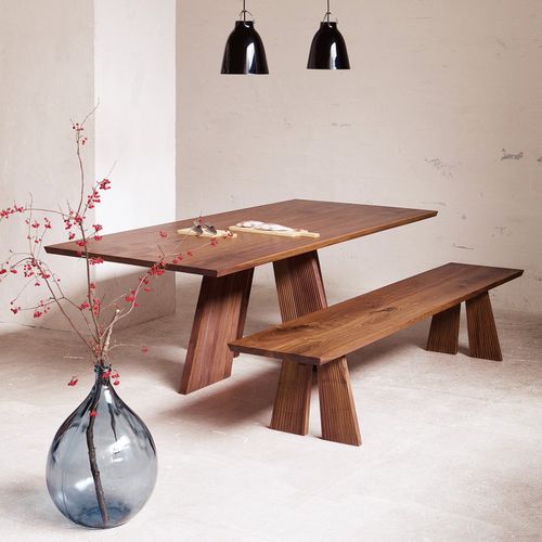 Moderne Bank - HAKAMA  - CondeHouse - Eiche / Nussbaum / Contract