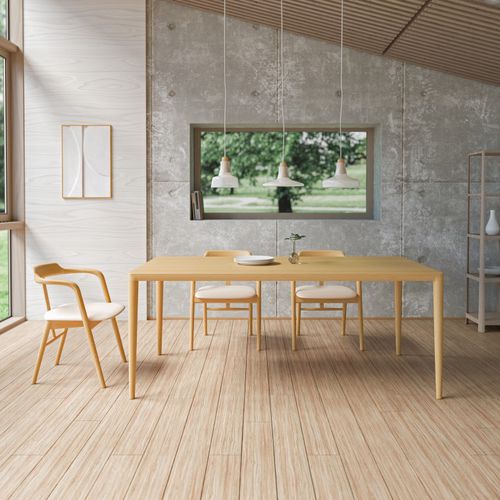Moderner Esstisch - CL - CondeHouse - Eiche / Esche / Gestell aus Eiche