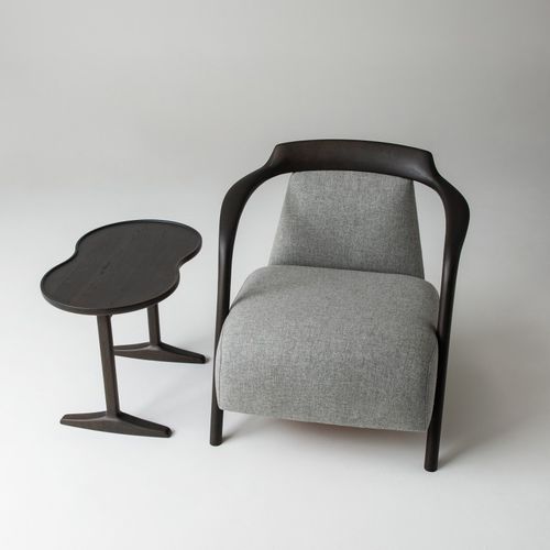 Moderner Sessel - NUPRI - CondeHouse - Stoff / Leder / Eiche
