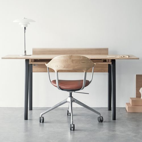 Bodenstehender Schreibtisch - FOUR - CondeHouse - modern / Esche / gerade