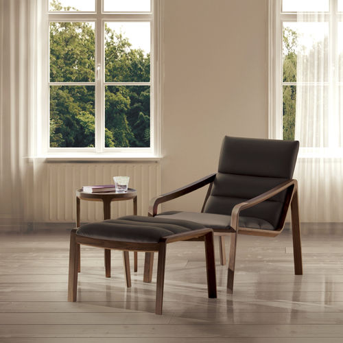 Moderner Sessel - CHALLENGE - CondeHouse - Stoff / Leder / Eiche