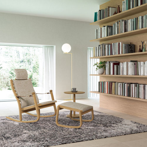 Moderner Fußschemel - SORI - CondeHouse - Stoff / Leder / für den Innenraum