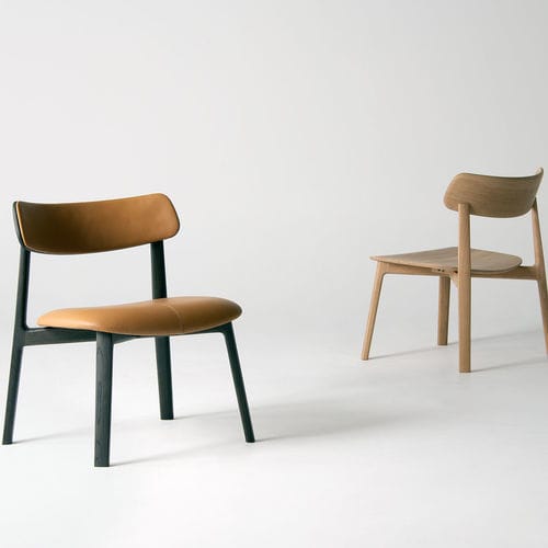 Moderner Sessel - AATOS  - CondeHouse - Stoff / Leder / Esche