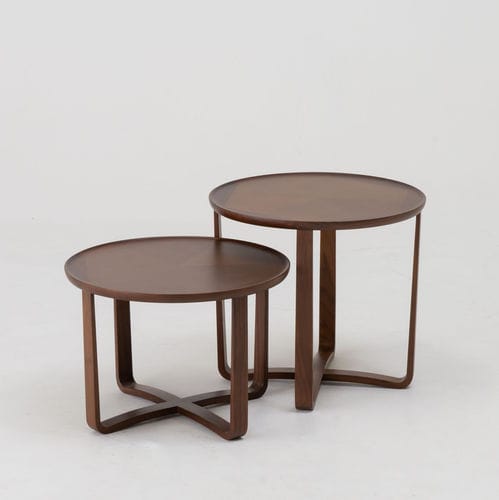 Moderner Beistelltisch - GERBERA 50 (M) - CondeHouse - Eiche / Nussbaum / Esche