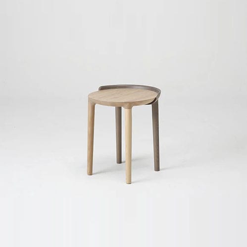 Moderner Hocker - CRUST - CondeHouse - Eiche / Gestell aus Eiche / Contract
