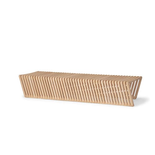 Moderne Bank - NAKKA Bench - CondeHouse - Esche / ohne Rückenlehne / ohne Armlehnen