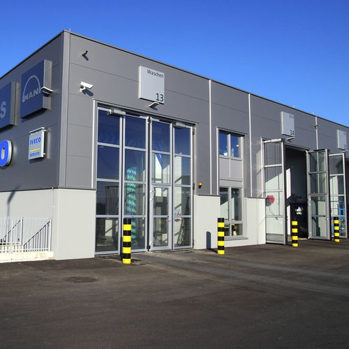 Industrie-Falttor - ROBUST - Schneider Torsysteme - Aluminium / automatisch / Sicherheit