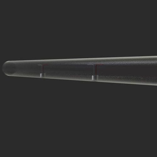Rostfreie Handlauf - LUMIO-2 - TMTechElectronics Co., Ltd - Borosilikat / mit integrierter LED-Beleuchtung