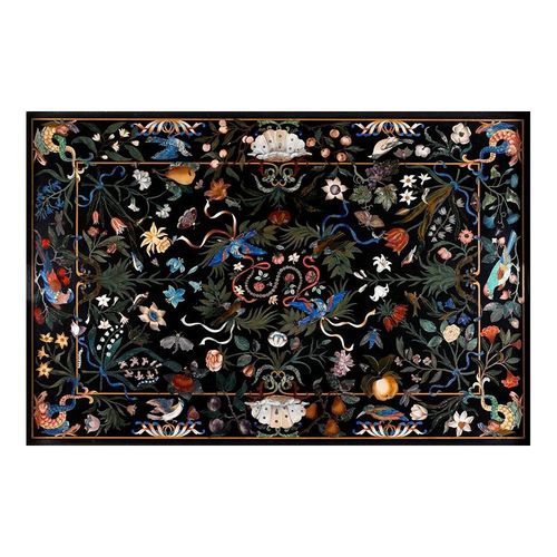Marmortischplatte - Inlay  - INDIA STONE EXPORT