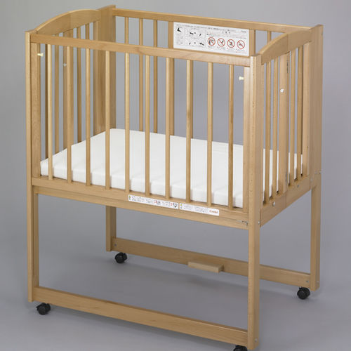 Einpersonen-Babybett - COMBI  SB21 - CombiWith Corp - modern / klappbar / Holz