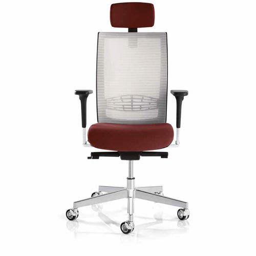 Moderner Bürostuhl - VANILLA - REXSITT - für den Innenraum / Stoff / Gestell aus Aluminium