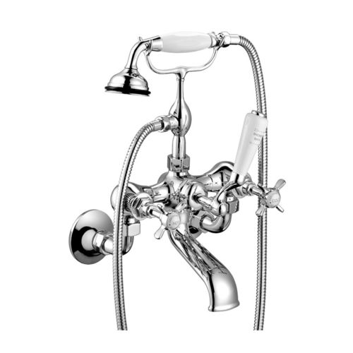 Zweigriffmischer für Badewanne - 25 000 581 -  Czech & Speake - wandmontiert / aus verchromtem Metall / für Badezimmer