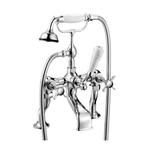 Zweigriffmischer für Badewanne - 25 033 581 -  Czech & Speake - Aufsatz / aus verchromtem Metall / für Badezimmer