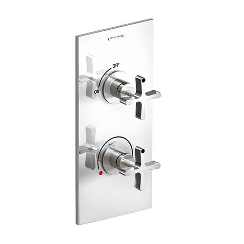 Einhebelmischer für Dusche - 36 520 585 -  Czech & Speake - Einbau / thermostatisch / aus verchromtem Metall