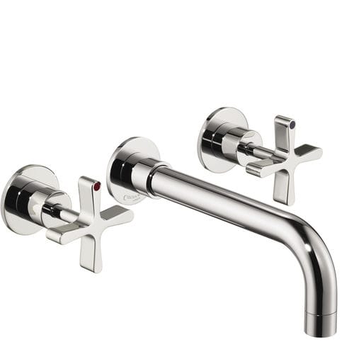 Zweigriffmischer für Waschtisch - 36 705 585 -  Czech & Speake - wandmontiert / aus verchromtem Metall / Nickel