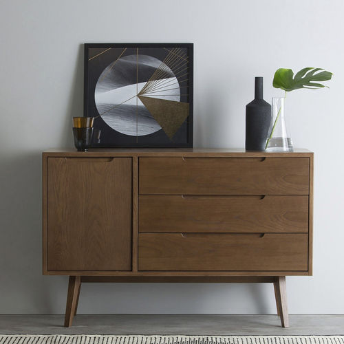Modernes Sideboard - Jenson - LITOOC - Holzfurnier / MDF / Weißeiche