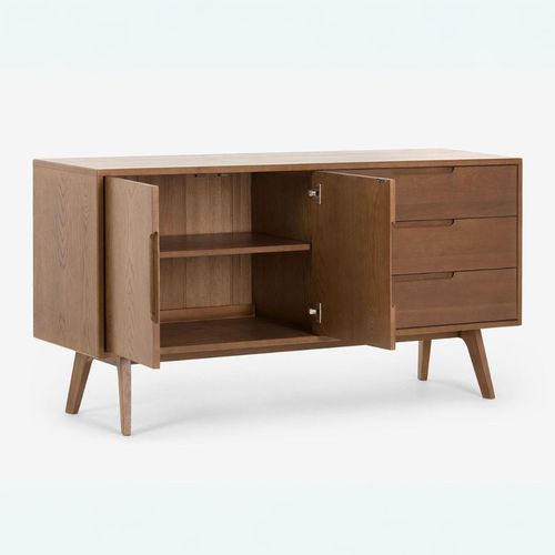 Modernes Sideboard - Jenson - LITOOC - Holzfurnier / MDF / Weißeiche