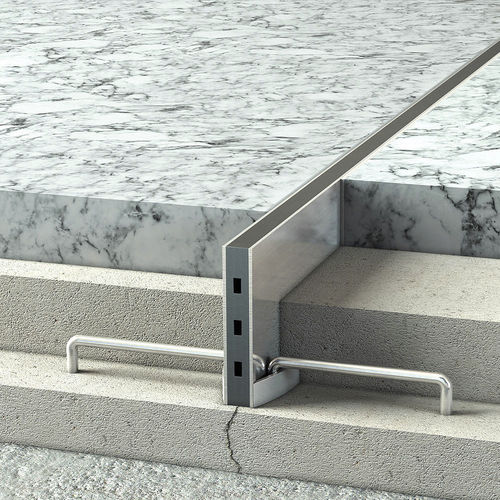 Aluminium-Dehnungsfuge - MICRATEC NS - Vexcolt UK - Edelstahl / Messing / für Fußboden