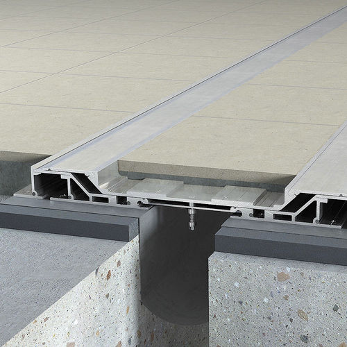 Aluminium-Dehnungsfuge - SEISMATEC 400-A01/A02 - Vexcolt UK - für Fußboden / für Wand / seismisch